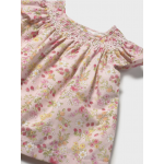 Mayoral Φόρεμα με κάλυμμα για πάνα λουλουδάκια ροζ μπεμπε-25-01867-095 Mayoral Φόρεμα με κάλυμμα για πάνα λουλουδάκια ροζ μπεμπε-25-01867-095