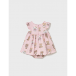 Mayoral Φόρεμα με κάλυμμα για πάνα σταμπωτό ροζ μπεμπε-25-01869-040 Mayoral Φόρεμα με κάλυμμα για πάνα σταμπωτό ροζ μπεμπε-25-01869-040