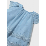 Mayoral Φορεμα τουλι κεντητο σι΄ελ 25-01910-037 Mayoral Φορεμα τουλι κεντητο σι΄ελ 25-01910-037