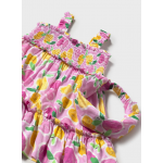 Mayoral Φορεμα με κορδελα φούξια 25-01926-048