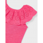 Mayoral Μπλούζα βολάν διάτρητο Ροζ Φούξια 25-03012-019 Mayoral Μπλούζα βολάν διάτρητο Ροζ Φούξια 25-03012-019
