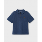 Mayoral Πολο κοντομανικο slub μπλε σκουρ 25-03109-012 Mayoral Πολο κοντομανικο slub μπλε σκουρ 25-03109-012