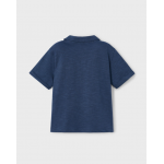 Mayoral Πολο κοντομανικο slub μπλε σκουρ 25-03109-012 Mayoral Πολο κοντομανικο slub μπλε σκουρ 25-03109-012