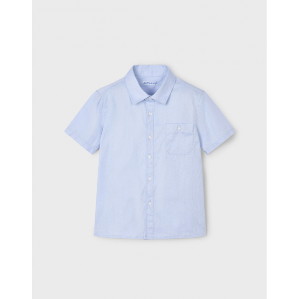 Mayoral Πουκαμισο κοντομαν suiting σιελ 25-03112-079