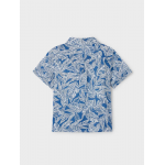 Mayoral Πουκάμισο κοντομ τροπική στάμπα θαλασσί 25-03115-083 Mayoral Πουκάμισο κοντομ τροπική στάμπα θαλασσί 25-03115-083