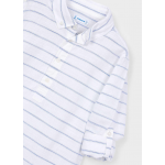 Mayoral Πουκαμισο μακρ/κο γιακας πολο λευκό γάλα 25-03118-087 Mayoral Πουκαμισο μακρ/κο γιακας πολο λευκό γάλα 25-03118-087