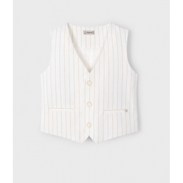 Mayoral Γιλεκο λινο suiting Ρίγες 25-03369-015