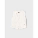 Mayoral Γιλέκο αμπιγιέ λινό suiting κρεμ 25-03369-017 Mayoral Γιλέκο αμπιγιέ λινό suiting κρεμ 25-03369-017