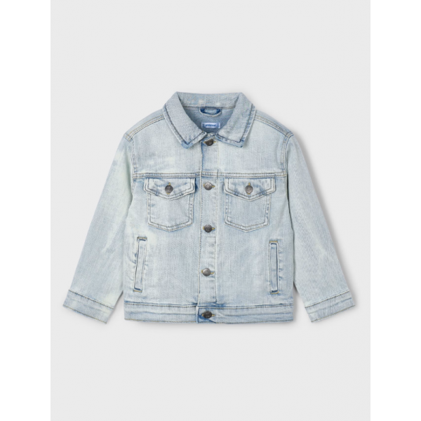 Mayoral Τζακετ denim trucker χλωριωμένο 25-03421-024