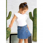 Mayoral Φούστα τζιν λεπτομέρειες πιέτες Τζιν 25-03902-017