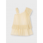 Mayoral Φορεμα πλισε μακο σαμπανιζέ 25-03912-015 Mayoral Φορεμα πλισε μακο σαμπανιζέ 25-03912-015