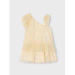 Mayoral Φορεμα πλισε μακο σαμπανιζέ 25-03912-015 Mayoral Φορεμα πλισε μακο σαμπανιζέ 25-03912-015