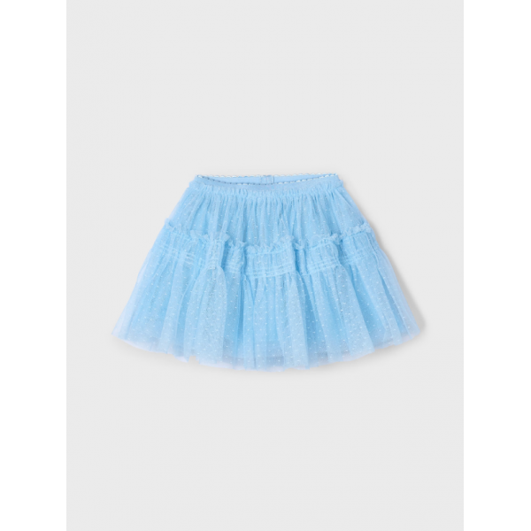 Mayoral Φούστα τούλι πλουμετί σιέλ 25-03961-028