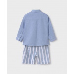 Abel and Lula Σετ βερμούδα ριγέ και πουκάμισο-25-05242-003