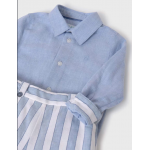Abel and Lula Σετ βερμούδα ριγέ και πουκάμισο-25-05242-003