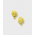Abel and Lula Σετ δύο τσιμπιδάκια λουλούδια κίτρινο-25-05404-008