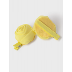 Abel and Lula Σετ δύο τσιμπιδάκια λουλούδια κίτρινο-25-05404-008