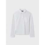 Mayoral Μπλούζα Πόλο μακρυμάνικο κρεμ 25-06135-056