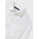 Mayoral Μπλούζα Πόλο μακρυμάνικο κρεμ 25-06135-056