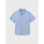 Mayoral Πουκάμισο αμπιγιέ κοντό μανίκι σιέλ 25-06136-079 Mayoral Πουκάμισο αμπιγιέ κοντό μανίκι σιέλ 25-06136-079