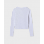 Mayoral Ζακετα πλεκτη διατρητη Λευκό 25-06350-093 Mayoral Ζακετα πλεκτη διατρητη Λευκό 25-06350-093