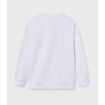 Mayoral Φούτερ σταμπωτό Λευκό 25-06483-011 Mayoral Φούτερ σταμπωτό Λευκό 25-06483-011