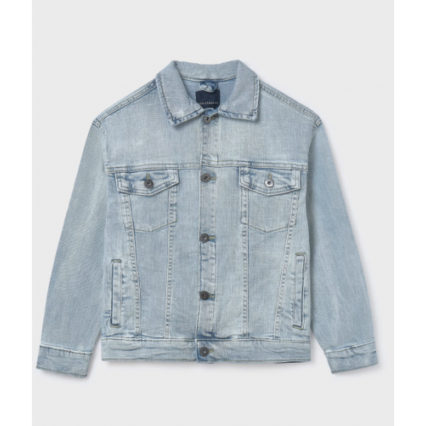 Mayoral Τζακετ denim trucker χλωριωμένο 25-06487-081