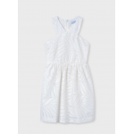 Mayoral Φόρεμα τιράντες χιαστί κορίτσι εκρού 25-06976-054 Mayoral Φόρεμα τιράντες χιαστί κορίτσι εκρού 25-06976-054