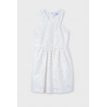 Mayoral Φόρεμα τιράντες χιαστί κορίτσι εκρού 25-06976-054 Mayoral Φόρεμα τιράντες χιαστί κορίτσι εκρού 25-06976-054