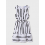 Mayoral Φόρεμα ρίγες άνοιγμα κορίτσι μαύρο-25-06982-063