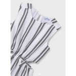 Mayoral Φόρεμα ρίγες άνοιγμα κορίτσι μαύρο-25-06982-063