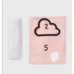 Mayoral Σετ 2 γάζες με υψομετρητή μωρό ροζ απαλό-25-19253-043