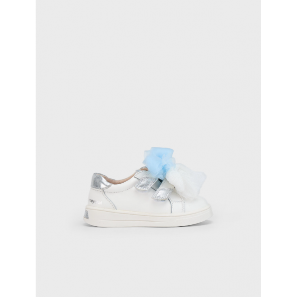 Mayoral Sneaker αθλητικά φιογκοι πλατινέ-25-41618-041