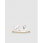 Mayoral Εσπαντριγια γιουτα λουλούδια λευκό-25-41646-092