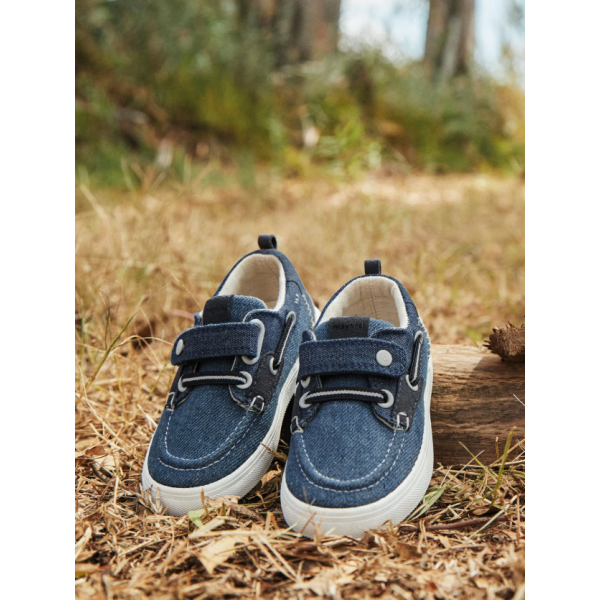 Mayoral Ναυτικο παπουτσι υφασμα βελκρ ντενίμ τζιν μπλε-25-41676-085