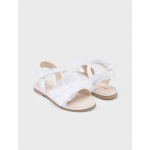 Mayoral Σανδάλια λουστρίνι λευκό-25-43629-036