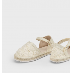 Mayoral  Εσπαντρίγιες μεταλλιζέ λουλούδια γιούτα χρυσαφί-25-43644-088