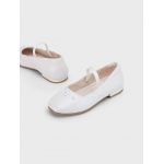 Mayoral Μπαλαρίνες λουλούδια λευκό λαμψ-25-45619-068