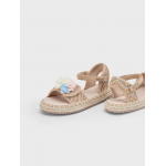 Mayoral Σανδαλια γιουτα λουλούδια καφέ ανοιχτό-25-45648-010