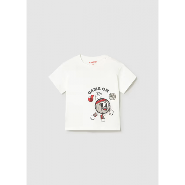 Mayoral Μπλουζα κοντ/κη Κρεμ 26-01006-089