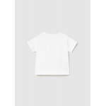 Mayoral Μπλούζα κοντομάνικη Λευκό 26-01073-010