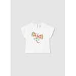 Mayoral Μπλούζα κοντ/κη play Λευκό 26-01087-027