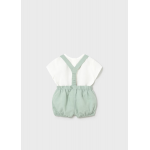 Mayoral Σετ παντελόνι κοντό τιράντες Άκουα 26-01267-090 Mayoral Σετ παντελόνι κοντό τιράντες Άκουα 26-01267-090