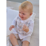 Mayoral Σετ παντελόνι κοντό πουκάμισο γιλέκο Μπεζ 26-01269-023 Mayoral Σετ παντελόνι κοντό πουκάμισο γιλέκο Μπεζ 26-01269-023