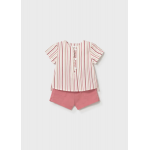 Mayoral Σετ παντελόνι κοντό πουκάμισο Τερακότα 26-01280-044 Mayoral Σετ παντελόνι κοντό πουκάμισο Τερακότα 26-01280-044