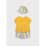 Mayoral Σετ παντελόνι κοντό πουκάμισο Σαβάνα 26-01283-048 Mayoral Σετ παντελόνι κοντό πουκάμισο Σαβάνα 26-01283-048