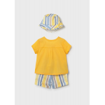 Mayoral Σετ παντελόνι κοντό πουκάμισο Σαβάνα 26-01283-048 Mayoral Σετ παντελόνι κοντό πουκάμισο Σαβάνα 26-01283-048