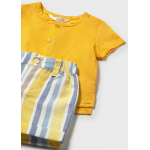 Mayoral Σετ παντελόνι κοντό πουκάμισο Σαβάνα 26-01283-048