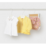 Mayoral Σετ σορτς 3 τμχ Κίτρινο 26-01287-051 Mayoral Σετ σορτς 3 τμχ Κίτρινο 26-01287-051