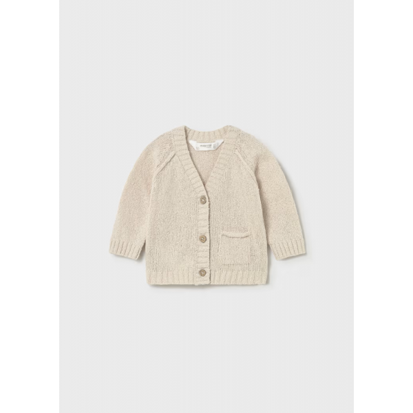 Mayoral Ζακέτα μακριά πλεκτή Μπεζ 26-01306-033